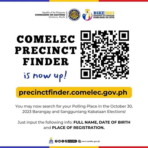 voter verifier comelec|COMELEC Precinct Finder .